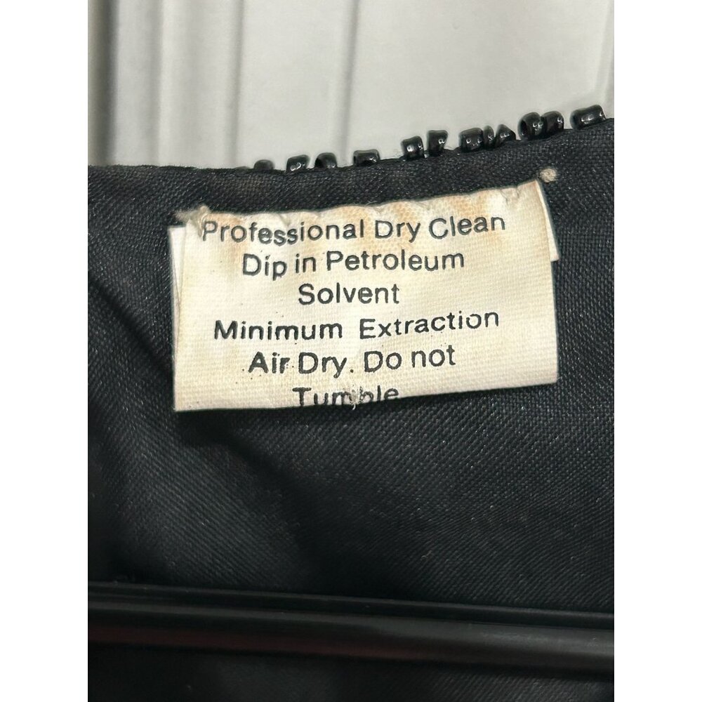 Vintage Stenay Black Sequin Beaded Top Colorful Embellishments Artsy Bold - Picture 6 of 10